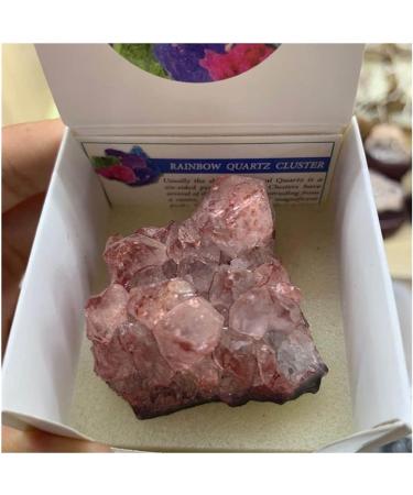 Crystal Amazing Stone Green Purple Aura Angel Quartz Crystal Titanium Bismuth Silicon Cluster Rainbows Natural Stones and Minerals Raw Stones and Minerals - Buy Online on GoSupps.com