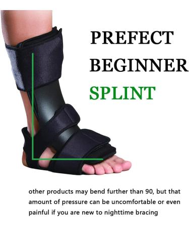 Orthomen Dorsal Night Splint for Plantar Fasciitis Pain Relief - Foot Drop Brace for Sleeping - Achilles Tendon Stretcher Boot (S/M) - Buy Online on GoSupps.com
