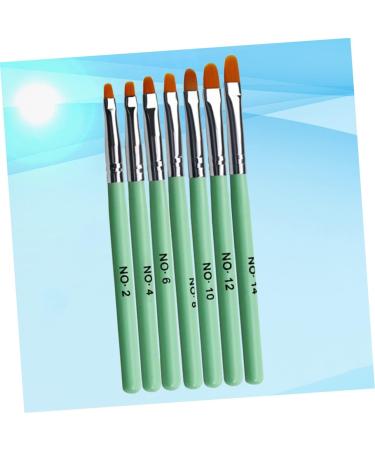Healeved 2 Sets Nail Art Brush Pinceles Para U as Acrilicas Manicure Brush on Nail Kit Nail Tools Gel Nail Applicator Wood Nail Art Dotting Pen Tool Nail Art Pen Wooden Pole Acrylic Bamboo - Buy Online on GoSupps.com