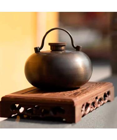 Buy Copper Hot Water Bottle for Kids & Adults | Safe Heating Tool for Therapy | NKJ1323 - 18cm 1.5mm Thickness - Buy Online on GoSupps.com