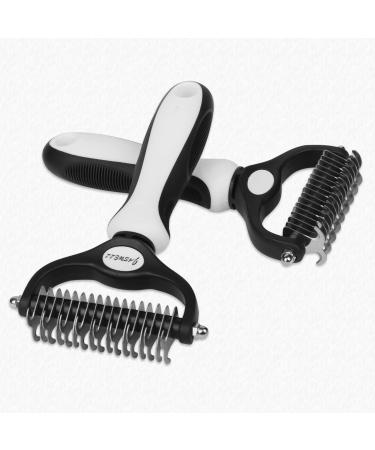 Jaswell Unterfellbr ste Dem Movement - Undercoat Brush for Dogs & Cats with Medium to Long Hair | Tangle-Free Grooming (White) - Buy Online on GoSupps.com