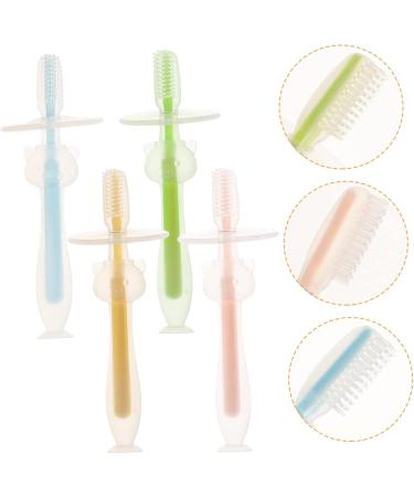 ABOOFAN 20 STK Baby Toothbrush Set | Manual Infant Toothbrush for 6-12 Months | Travel Baby Toothbrush with Suction Cup & Sound Wall - Buy Online on GoSupps.com