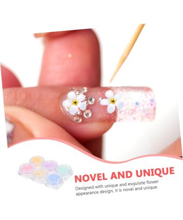 FRCOLOR 24 Boxes Nail Art Accessories Nail DIY Pendant Resin Manicure Decor False Nails Ornament Nail Accessories Exquisite Nail Decoration Flowers Nail Charms Unique Charm - Buy Online on GoSupps.com