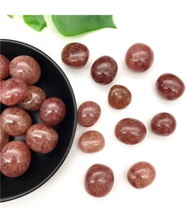 Natural Crystal Rough 100g Natural Red Strawberry Quartz Crystal Tumbled Bulk Specime Gemstones Stones and Crystals - Buy Online on GoSupps.com