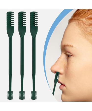 Nose Hair Trimmer for MenDouble Sided Nose Clipper 360 Degree Rotatable Grooming Tool for Cutting and Trimming During Travel Dark Green - Buy Online on GoSupps.com