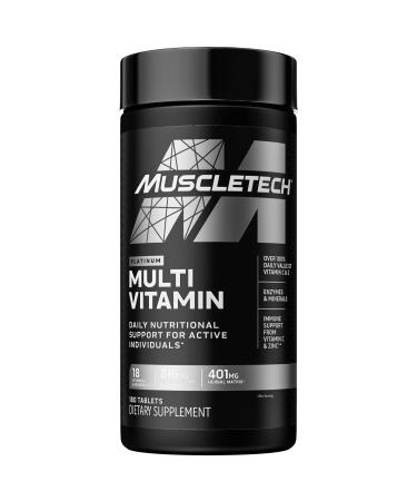 MuscleTech Platinum Multivitamin - 180 Tablets - Buy Online on GoSupps.com