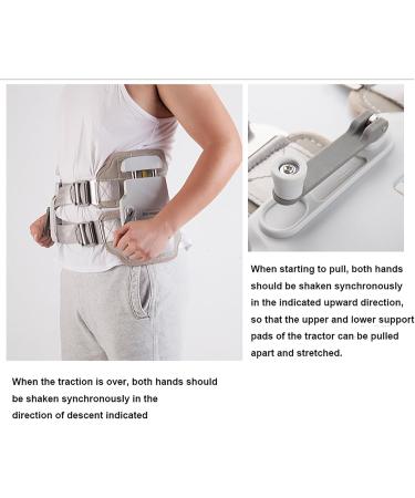 Buy Lumbar Spine Traction Device for Muscle Strain - Adjustable 450 N Support for Waist 28-45 Inches - International Shipping - Buy Online on GoSupps.com