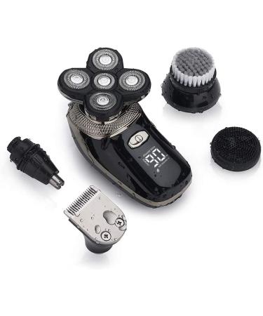 Tiklean Electric Razor for Men | Head Shaver Grooming Kit with Nose Hair Trimmer and Facial Cleansing Brush | Wet Dry Rotary Shavers | Cordless Waterproof | USB Charging - Tk861 - Buy Online on GoSupps.com
