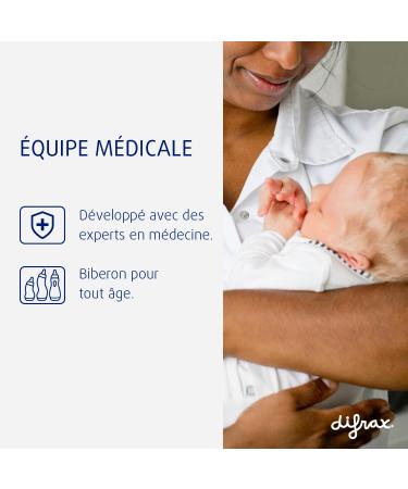 Difrax S Large Shape Advantage Baby Bottle Set - 250 ml - Anti Colic 0-6 Months Baby Bottles Birth and Up - Cream and Beige - Buy Online on GoSupps.com