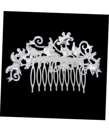 DOITOOL Vintage Alloy Hair Comb Pearl Hair Comb Wedding Rhinestone Pearls Hair Comb Wedding Tiara Hair Comb Clip Silver Headpiece Pearl Tiara Rhinestone Comb Bride Hair Accessories Crystal - Buy Online on GoSupps.com