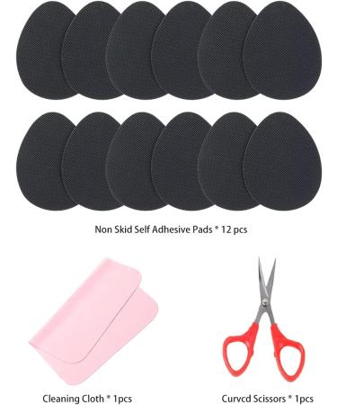 Non-Slip Shoe Pads Set | Self-Adhesive Grips for High Heels | 12 pcs Anti-Slip Foot Grips | Noise Reduction Technology - Buy Online on GoSupps.com
