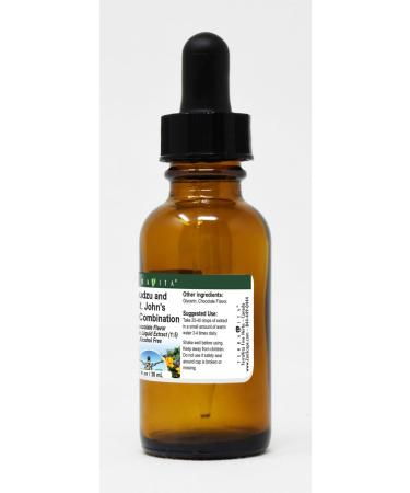 Kudzu and St. John's Wort Combination Glycerite Liquid Extract (1:5) - Chocolate Flavored (1 oz ZIN: 522655) - 3 Pack - Buy Online on GoSupps.com