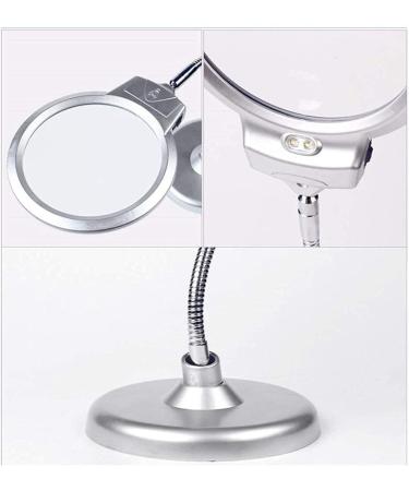 Magnifying Glass Desktop 5X 10X Magnifying Glass with Led Lights for Reading Crafts Repair Magnifier Lofty Ambition - Buy Online on GoSupps.com