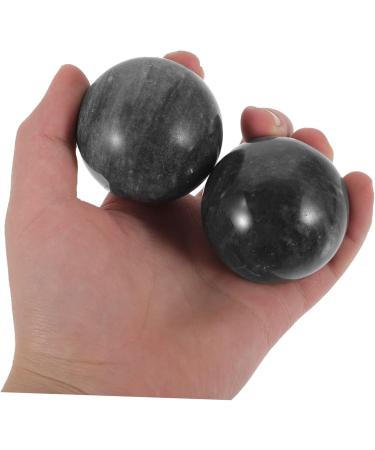 Lurrose Gymnastics & Massage Balls Set - 3 Premium Health Roller Balls | Jade Fitness & Baoding Metal Balls for Hand Massage - Buy Online on GoSupps.com