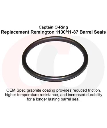 Remington O-Ring Replacement Barrel Seals - 4 Pack | Graphite Coated | OEM Spec | Model 1100 12 GA / 16 GA 11-87 12 Gauge - Buy Online on GoSupps.com