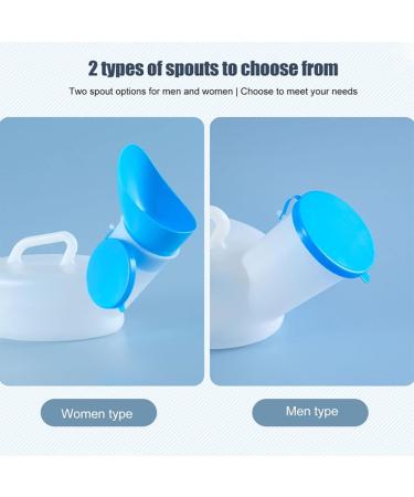 ICEMOB Unisex Pee Bottle with Scale and Cover 1000ML Urine Bottles Non Spill Ergonomic Handle Design Wee Bottle for Car Travel Outdoor Bring You Convenience and Comfort Women - Buy Online on GoSupps.com
