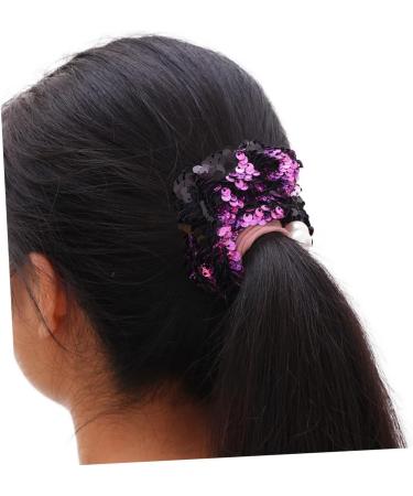 FRCOLOR Metallic Sequins Scrunchies Hair Scrunchies for Girls Cloth Women Hair Bands Rainbow Scrunchies Hair Bow Ropes Hair Bands for Womens Hair Mens Hairband Christmas Miss Tie Size 1 Rosy - Buy Online on GoSupps.com