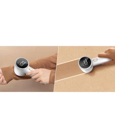 Rechargeable Fabric Shaver & Lint Remover - Electric Portable Sweater Defuzzer with 3 Speeds & 6 Leaves - Perfect for Removing Pilling - Buy Online on GoSupps.com