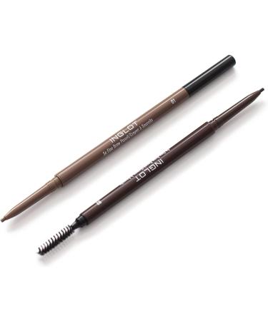 Inglot Eyebrow Pencil | Perfect Precision and Definition | Naturally Structured Brows | Spiral Brush | Long-Lasting Hold | So Fine Brow Pencil | 0.09 g : 02 - Buy Online on GoSupps.com
