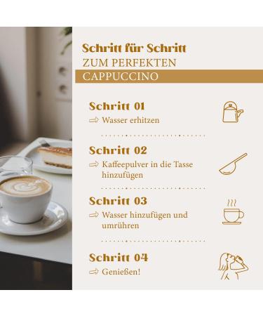 Hearts Cappuccino Amaretto Pack of 2 (2 x 1 kg) instant powder soluble coffee powder 160 cups - Buy Online on GoSupps.com