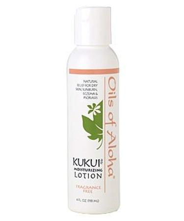 Kukui Moisturizing Lotion (Unscented) by Oils of Aloha - 4oz.