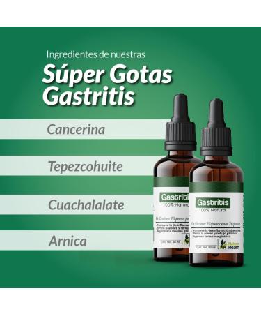 Generic Gotas Gastritis Apoyo digestivo para la acidez estomacal reflujo Acido e indigesti n (2.0 fl oz) (1) - Buy Online on GoSupps.com