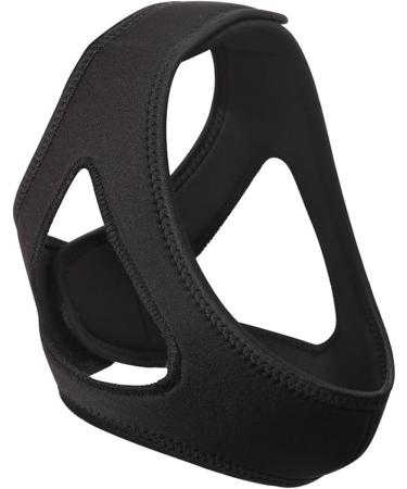 Snoring Chin Strap for Comfortable Sleep | Jaw Support Belt for Men & Women - Black | Nasal Breathing Mask - Buy Online on GoSupps.com