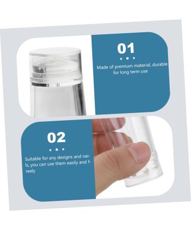 FRCOLOR 1pc clear nail stamper and scraper Nail Polish Transfer jelly stamper for nails art jelly nail stamper nail art stamper clear silicone nail stamper nail tools Die fully transparent - Buy Online on GoSupps.com