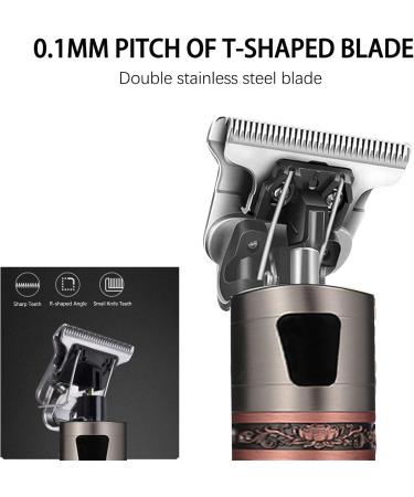Hair Clippers for Men Professional Cordless Barber Trimmer Set USB Rechargeable Hair Cutting Grooming Kit Electric Beard Trimmer Shaver Hair Cutting Kit with LCD Display Gifts for Men - Buy Online on GoSupps.com