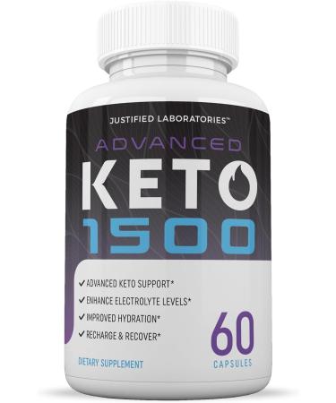 Justified Laboratories (2 Pack Advanced Keto 1500 Keto Pills 1275MG New & Improved Formula Contains Apple Cider Vinegar Extra Virgin Olive Oil Powder Green Tea Leaf 120 Capsules 60 Count (Pack of 2) - Buy Online on GoSupps.com