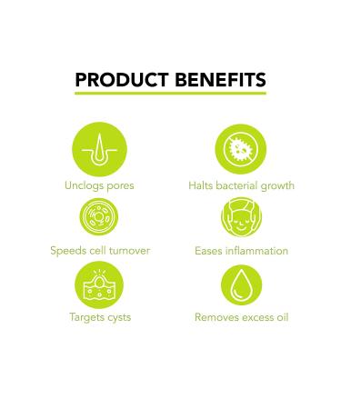Regular-Strength Acne Wash with 5% Benzoyl Peroxide - 8 Fl Oz | For Face, Skin, Body | Dermatologist-Tested Non-Foaming Cleanser | Vegan & Cruelty-Free - Buy Online on GoSupps.com