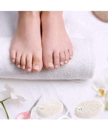 Pumice Stone for Feet Callus (2 PCS) - Pinowu Foot Scrub Exfoliation | Remove Dead Skin Naturally - Buy Online on GoSupps.com