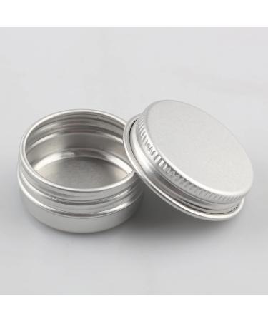 empty jars with lids cosmetic jar B0CL9KV58748 PC 10ml Blue Empty Round Aluminium Tins with Screw Lids Storage Jars Cosmetics Containers Pots with 6 Spatula (Color : Gold Size : 15ml) (Color : Silve - Buy Online on GoSupps.com