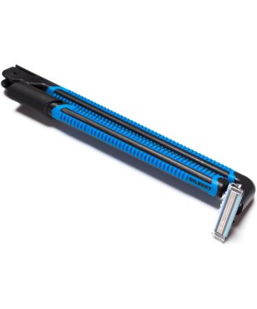 EVOLVE Body Razor - Versatile Shaver for Legs & Face with Long Folding Handle 4 Cartridges Wet/Dry Use Safe & Precise Back Shaving - Buy Online on GoSupps.com