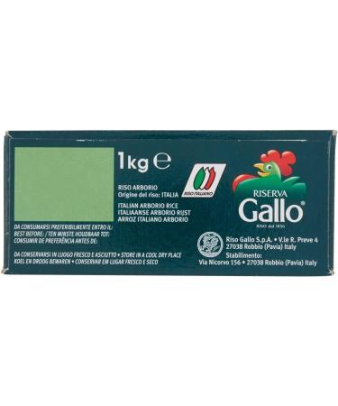  Italian Gourmet E.R. Gallo Riso Arborio Riserva Pack of 3 boxes of 100% Italian rice 15 minutes cooking time + 400g box - Buy Online on GoSupps.com