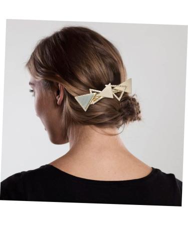 FRCOLOR Spring Hair Accessories Accessories accessories women metal Alligator Clips Fashion Barrette Geometric Pins Hollow Clip accessories for women spring clip Miss Hair Elegant - Buy Online on GoSupps.com