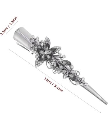 minkissy Hair Accessories Clips Women Hair Clip Hair Clip for Girl Clip for Hair Decorative Hair Clip Rhinestone Hair Clip Duckbilled Hair Clip for Women Cute Hair Clip Metal Decorate Miss - Buy Online on GoSupps.com