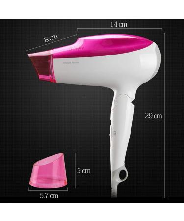 Travel Hair Dryer 1800W Portable Ionic Cordless Hair Dryer Compact and Lightweight Professional Hair Dryer 2 Speeds 3 Heat - Buy Online on GoSupps.com