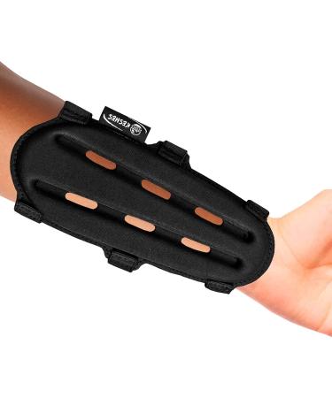 KESHES Archery Armguard Protector Arm Guard - Adjustable Forearm Wrist Protector for Bow Hunting Accessories for Youth & Adults 8" Black - Buy Online on GoSupps.com