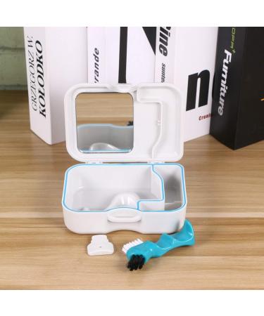 Buy Healifty False Teeth Container Set | Denture Storage with Mirror & Brush - International Shipping Available - Buy Online on GoSupps.com