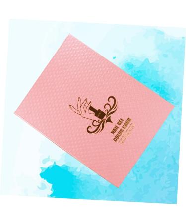 Beavorty Color Card 216 Nail Polish Card Nail Display Board Pink Nail Polish Display Card Nail Color Book Nail Color Card medium Pink - Buy Online on GoSupps.com