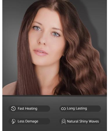 Hair Waver  3 Barrel Curling Iron for Beachy Waves  Hair Crimper with LCD Temp Display  Ceramic Tourmaline Triple Barrels Curling Wand  Beach Waver Curling Iron with Dual Voltage  Black - Buy Online on GoSupps.com
