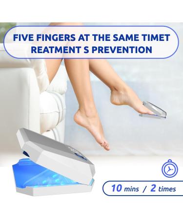 Nail Fungus Cleaning Device for Onychomycosis Nail Fungus Treatment for Fingernails Effective Convenient Toenail Nail Fungus Treatment for Home Use (White) - Buy Online on GoSupps.com