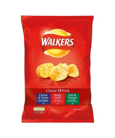 Wotsits Walkers Crisps Classic Variety (18 x 25 g)