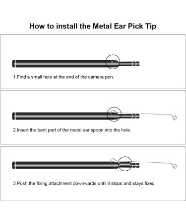 Rehomy Digital LED Otoscope Ear Camera - Earwax Removal Kit & Cleaning Tool for Perfect Ear Care - Buy Online on GoSupps.com