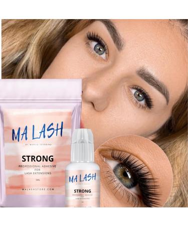 Strong Eyelash Extension Adhesive Glue - Ultra-Fast 0.5s Drying - 8 Weeks Retention - 5ml Professional-Grade Black for International Shipping - Buy Online on GoSupps.com