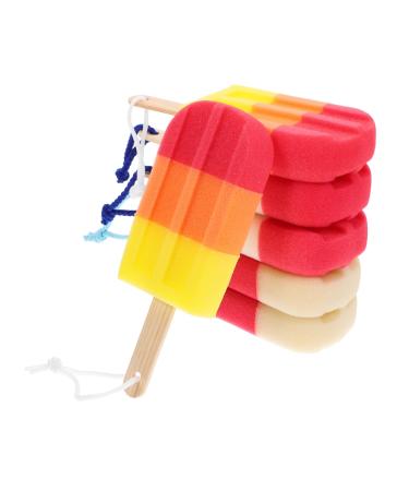 minkissy 6pcs Bath Flower Bath Ball Exfoliating Bath Sponge Shower Scrubber Sponge Bath Sponge Brush Shower Pouf Washer Bath Shower Scrubber Shower Scrubber Brush Body Skin Scrubber