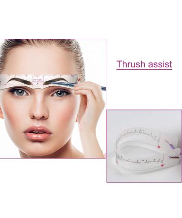 Hengbird 4D Eyebrow Template Set - 12 Styles for Beginners | Reusable DIY Stencils & Shaving Rope | Quick Makeup Solution - Buy Online on GoSupps.com