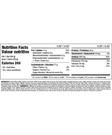 Allmax HexaPro Protein Bar Chocolate Peanut Butter with 20g Protein and with only 5g Sugar Snacking for High in Protein Diets or post workout diets 54g (12 Count) - Buy Online on GoSupps.com