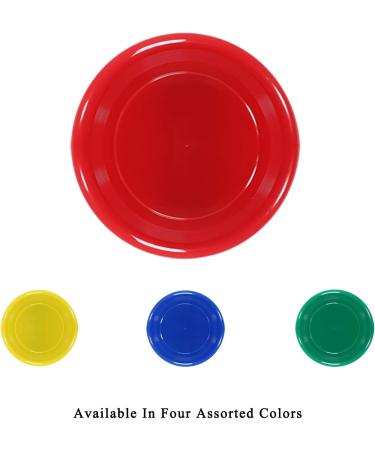Zdgao 9 Inch Plastic Flying Disc Set for Kids and Adults - Bulk Set of 8 | Durable Flying Discs - 8 Pack - Buy Online on GoSupps.com